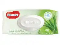 Huggies Baby Wipes Cucumber & Aloe Wipes 80 Pack