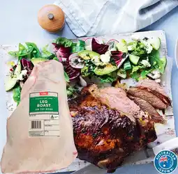 Coles Coles Australian Lamb Whole or Half Leg Roast offer