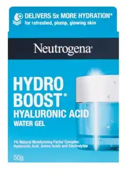 Coles Neutrogena Hydro Boost Hyaluronic Acid Water Gel 50g offer