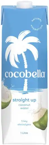 Coles Cocobella Coconut Water 1 Litre offer
