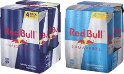 Coles Red Bull Energy Drink 4x250mL offer