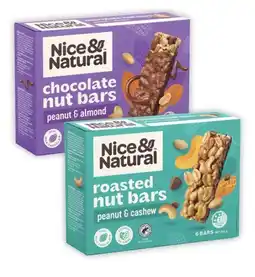 Coles Nice & Natural Nut Bars 180g-192g offer