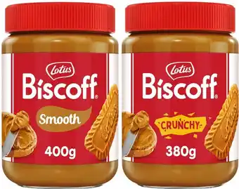 Coles Lotus Biscoff Smooth or Crunchy Spread 380g-400g offer