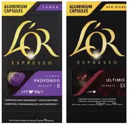 Coles L'or Nespresso Compatible Coffee Capsules 10 Pack offer