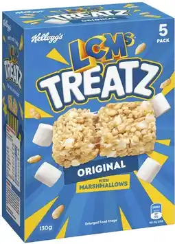 Coles Kellogg's LCM Treatz 130g offer