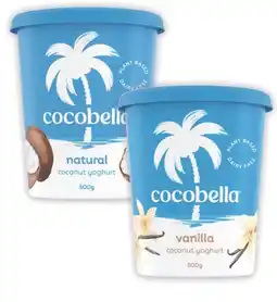Coles Cocobella Coconut Yoghurt 500g offer