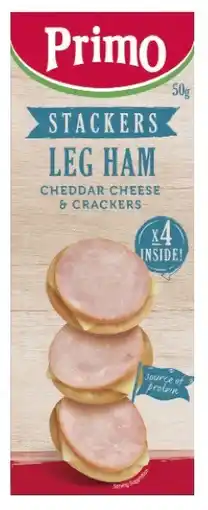 Coles Primo Stackers 45g-50g offer