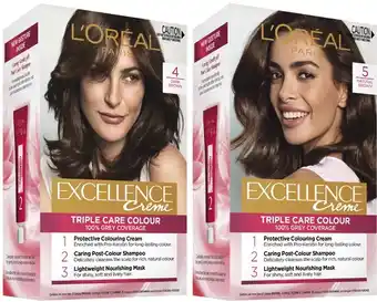 Coles L'Oréal Excellence Colourant 1 Pack offer