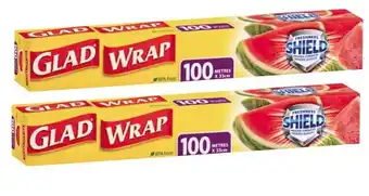 Coles Glad Cling Wrap 100 Metres offer