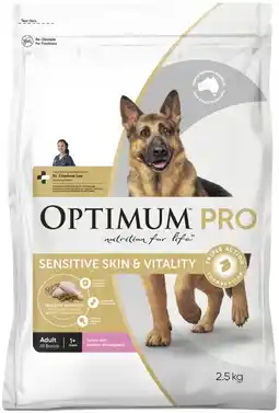 Coles Optimum Pro Dry Dog Food 2.5kg offer