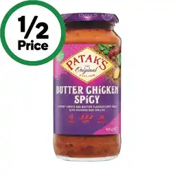 Woolworths Patak’s Simmer Sauce 450g offer