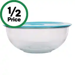 Woolworths Decor Cook Glass Bowl 3 Litre offer