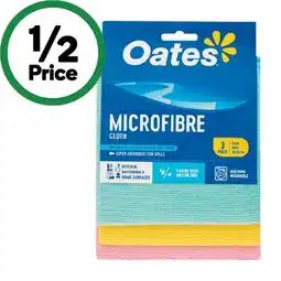 Woolworths Oates Microfibre Cloth Pk 3 offer