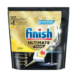 Woolworths Finish Ultimate Plus All-in-One Dishwasher Tablets Pk 31 offer