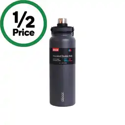 Woolworths Decor Adventurer Double Wall Stainless Steel Bottle 1.2 Litre offer
