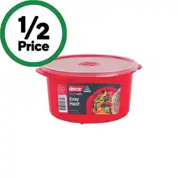 Woolworths Decor Microsafe Round 1.5 Litre offer