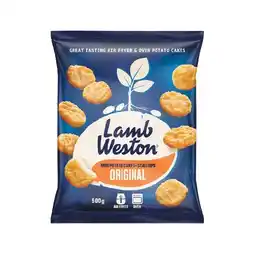 Woolworths Lamb Weston Mini Potato Cakes- Scallops 500g offer