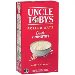 Woolworths Uncle Toby's Oats 1 kg offer