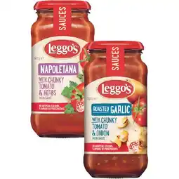 Woolworths Leggo's Pasta Sauce 490-500g offer
