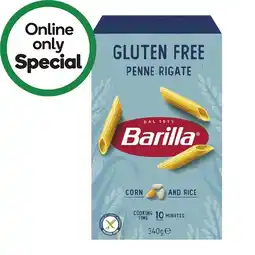 Woolworths Barilla Gluten Free Pasta 340g offer