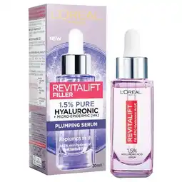 Woolworths L'Oreal Paris Revitalift Filler Serum 30ml offer
