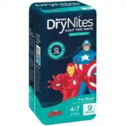Woolworths Huggies Drynites Pk 8-10 offer