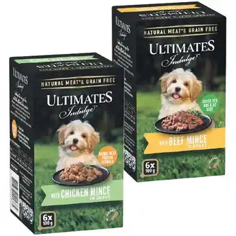 Woolworths Ultimates Wet Dog Food Pk 6 x 100g offer