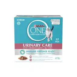 Woolworths Purina One Wet Cat Food Pk 12 x 70g offer