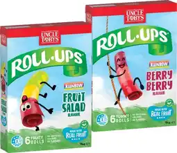 IGA Uncle Tobys Roll‑Ups 6 Pack Selected Varieties offer