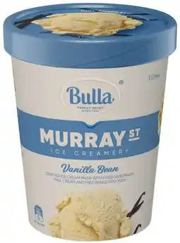 IGA Bulla Murray St Ice Creamery 1 Litre Selected Varieties offer