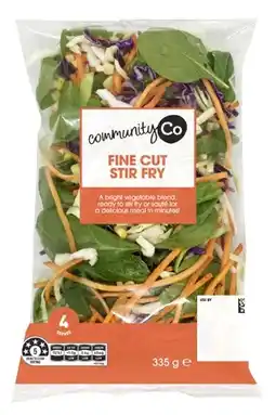 IGA Community Co Fine Cut Stir Fry 335g offer