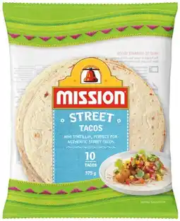 IGA Mission Street Tacos Mini Tortillas 10 Pack offer
