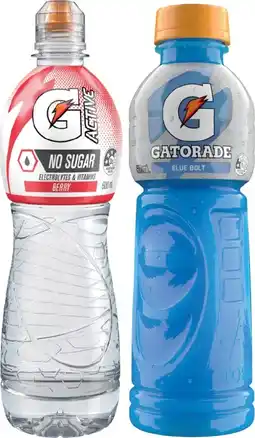 IGA Gatorade or Gatorade G-Active 600mL Selected Varieties offer