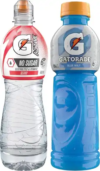 IGA Gatorade or Gatorade G-Active 600mL Selected Varieties offer