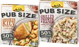IGA McCain Pub Size Frozen Meals 480-500g Selected Varieties offer