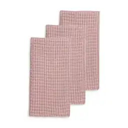 Target 3 Pack Pink Waffle Tea Towels - Anko offer