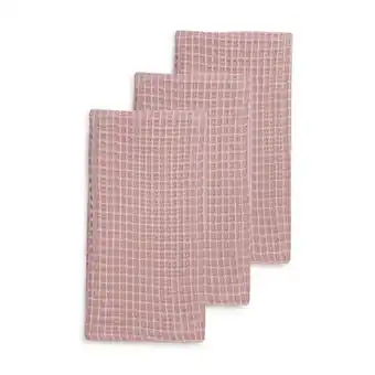 Target 3 Pack Pink Waffle Tea Towels - Anko offer