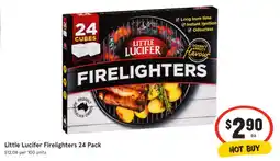IGA Little Lucifer Firelighters 24 Pack offer