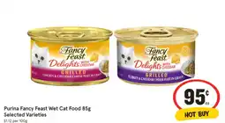 IGA Purina Fancy Feast Wet Cat Food 85g Selected Varieties offer