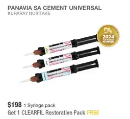 PANAVIA SA CEMENT UNIVERSAL KURARAY NORITAKE
