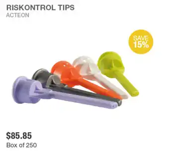Henry Schein RISKONTROL TIPS offer