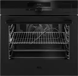 Designer Appliances AEG 60cm SteamCrisp Pyroluxe Self-Cleaning Oven offer