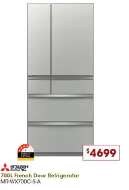 Designer Appliances 700L French Door Refrigerator offer