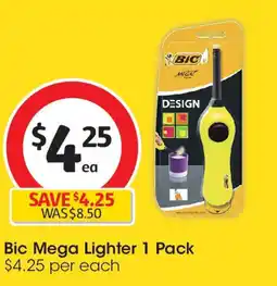 Coles Bic Mega Lighter 1 Pack offer