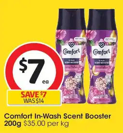 Coles Comfort In-Wash Scent Booster 200g offer