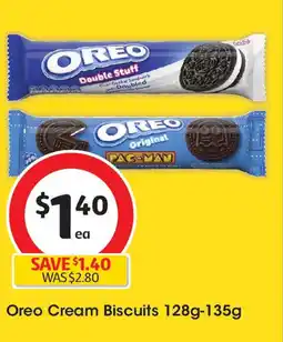 Coles Oreo Cream Biscuits 128g-135g offer