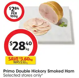 Coles Primo Double Hickory Smoked Ham offer