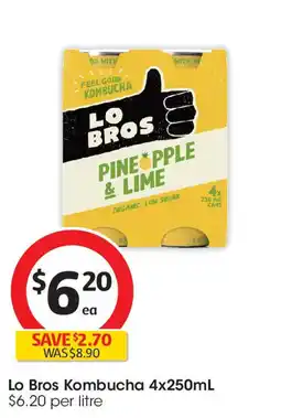 Coles Lo Bros Kombucha offer