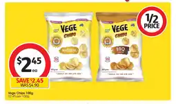 Coles Vege Chips 100g offer