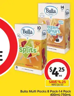Coles Bulla Multi Packs 8 Pack-14 Pack offer